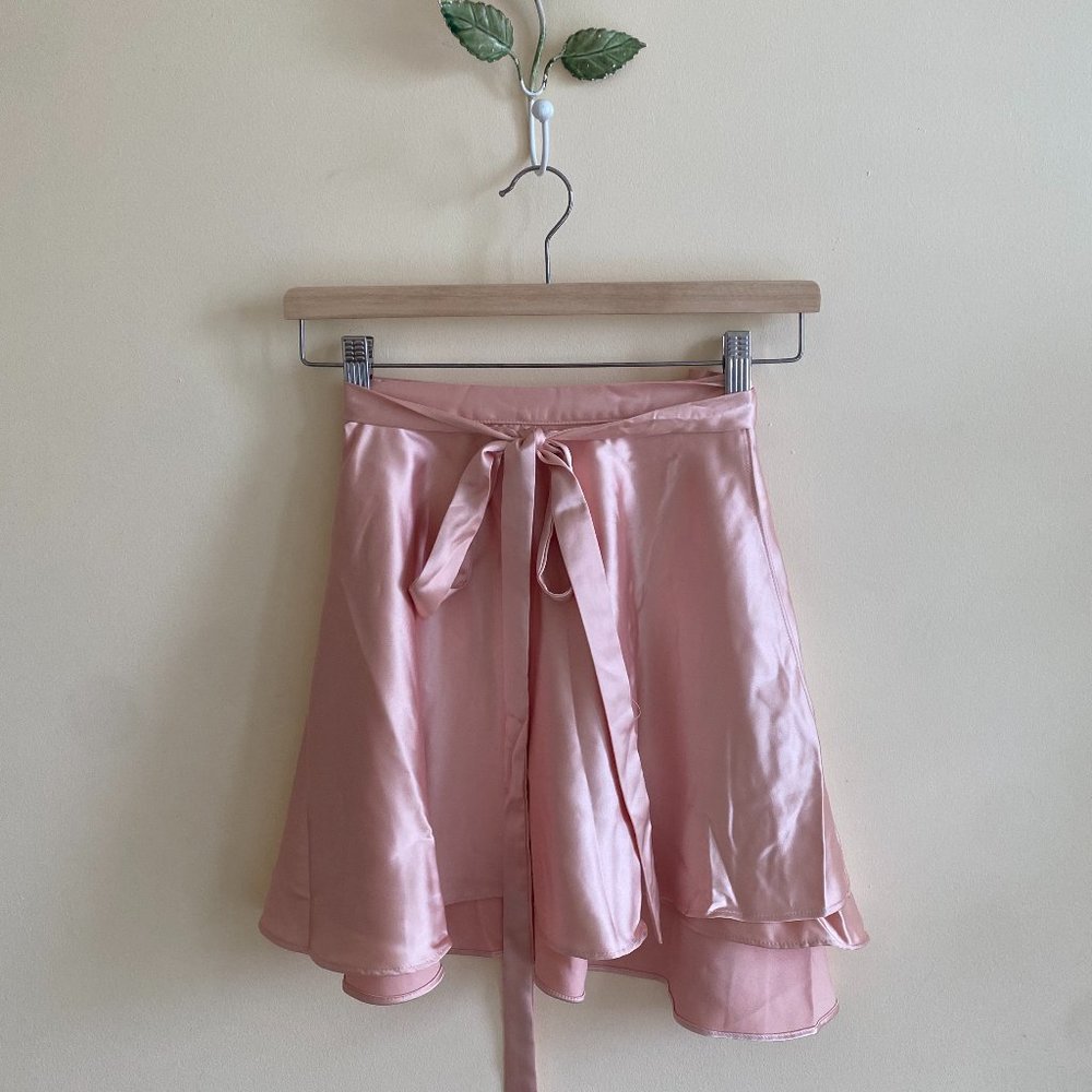 More to Come Jasmine Wrap Skirt in Blush, Size S
